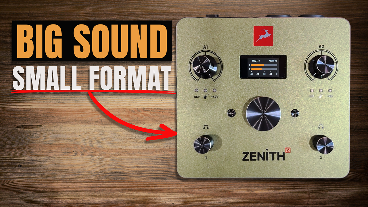 あんじゅページ Antelope Audio Zenith 2 Voice and Guitar Recording – Audio Tech TV